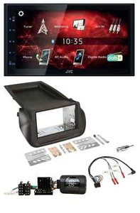 JVC DAB USB Bluetooth 2DIN Lenkrad Autoradio für Citroen Nemo Fiat Fiorino Peuge - Bild 1 von 8