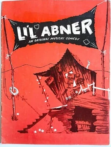 "LI'L ABNER" EDIE ADAMS, JULIE NEWMAR ORIGINAL 1956 SOUVENIR THEATRE PROGRAM - Picture 1 of 3
