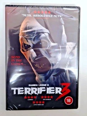 TERRIFIER 3     BRAND NEW SEALED GENUINE UK DVD - Image 1 of 2