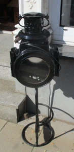 Lámpara de ferrocarril decorativa OSMEKA - Lámpara de señalización, electrificada, 89 cm de alto - Imagen 1 de 7