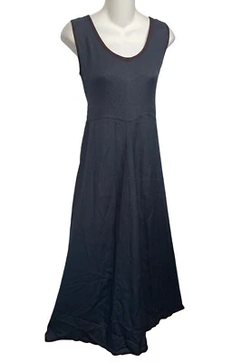 Maxi túnica vintage FLAX Angelheart Designs reversible pequeño floral rayón S Foto 1 de 4