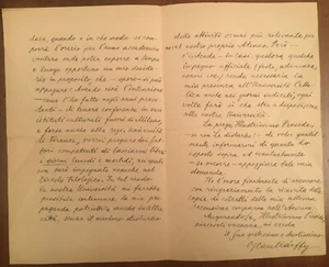 Lettera autografa di Oszkar Marffy - Bild 1 von 1