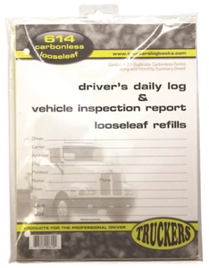 Looseleaf Refill of Fleets Daily Log & Pre-Trip Inspection Report Book | 614 - Picture 1 of 2
