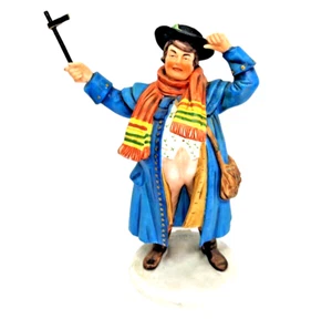 1980 Norman Rockwell Christmas "The Jolly Coachman" Gorham Porcelain Figurine 8" - Picture 1 of 16