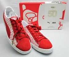 puma suede rojos mujer