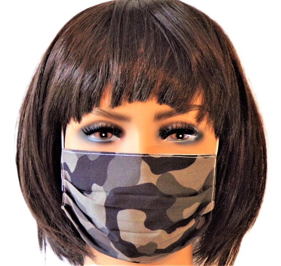 Face Mask Assorted Designs Ear Elastic Adjustable Adult Reuse- Washable - Image 1 of 1