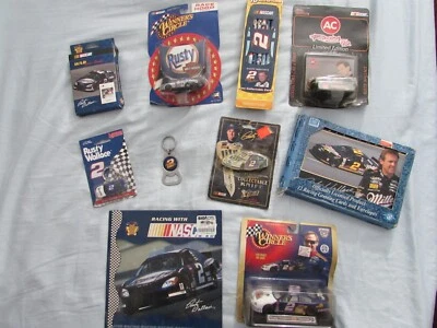 Lote de 10 tarjetas de cuchillo de carreras Miller Beer Rusty Wallace #2 de colección Harley de Nascar de los años 90 Foto 1 de 4