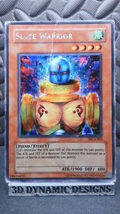 | Yugioh Slate Warrior WC4-003 Secret Rare World Championship 2004 DMG 🔥 | - Picture 1 of 2