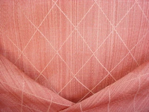3-3/8Y Brunschwig & Fils Surrey Woven Textured Coral Drapery Upholstery Fabric - Picture 1 of 4