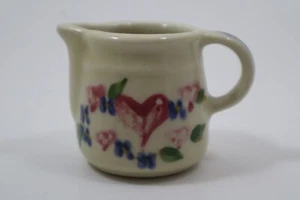HH3 Alpine Pottery vintage mini crock pitcher roseville rose small - Picture 1 of 9
