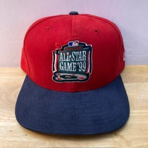 *MADE IN USA* 1999 MLB ALL-STAR GAME Red New Era Fenway Park STAFF Snapback Hat - Picture 1 of 9