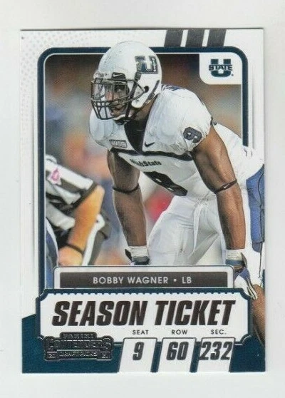 Bobby Wagner 2021 PANINI CONTENDERS DRAFT PICKS CARD #84 UTAH STATE - Image 1 of 1