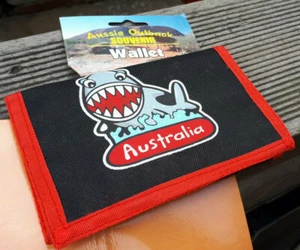 Geldbörse DANGER Shark Hai Australien Portemonnaie Wallet Souvenir Geldhai - Picture 1 of 5