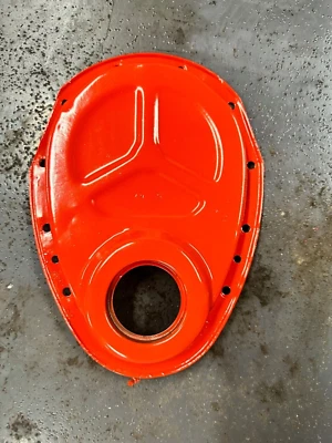 Chevrolet Camaro Chevelle 327 283 1967 cubierta de cadena de distribución original con fecha Chevy Foto 1 de 4