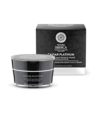 Natura Siberica Caviar Platinum Intensive Rejuvenating Night Face Cream, 50 ml