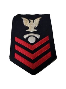 Insignia de electricista de primera clase de suboficial de comunicación de primera clase guerra de Corea de los Estados Unidos Marina de los Estados Unidos - Imagen 1 de 2