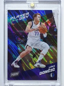 2021 Panini Luka Doncic #1 MOON LAVA /199 Player of the Day - Ready to Grade - Picture 1 of 2