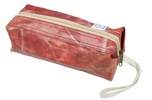 Bolsa de plumas hojas de teca estuche rojo carrito de plumas perezoso carpeta de plumas bolígrafos - Imagen 1 de 2