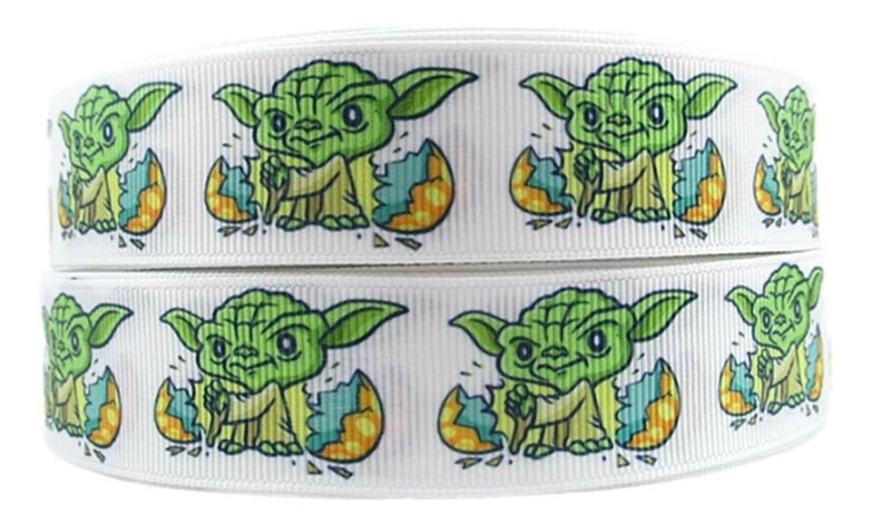 Yoda Baby Character 1" fita de repetição larga vendida em jardas - VENDEDOR DOS EUA - Imagem 1 de 1
