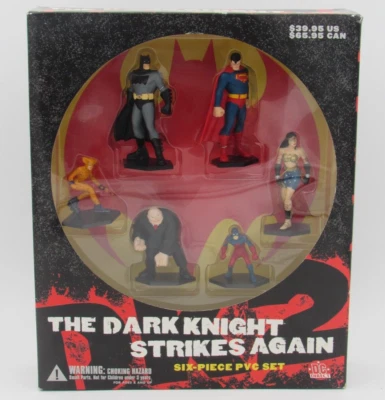 Juego de 6 figuras de PVC DC Direct The Dark Knight Strikes Again Foto 1 de 4