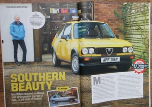 Original 2023 PC mag article: ALFA ROMEO ALFASUD 1.3Ti Cloverleaf S3 restoration - Bild 1 von 1