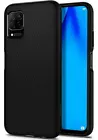 Huawei P40 Lite Hülle, Spigen Liquid Air Slim TPU stoßfeste Abdeckung - schwarz