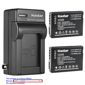 Kastar Battery Wall Charger for Panasonic DMW-BCG10 & Panasonic Lumix DMC-ZS10 - Picture 1 of 11