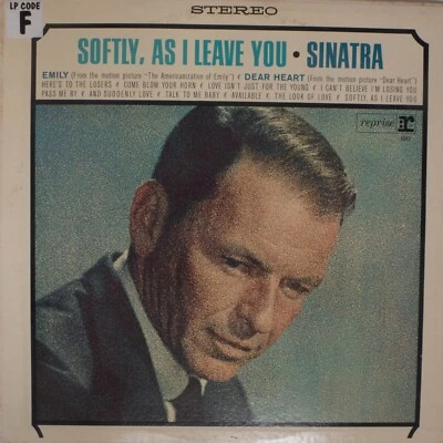 FRANK SINATRA - SOFTLY, AS I LEAVE YOU - Vinyl LP - Reprise - 1964 - VG (267) - Image 1 of 3