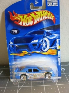 2001 Hot Wheels #171 Mercedes C-Class 5 spoke Mattel Blue/Gold card AMG Merc - Picture 1 of 5