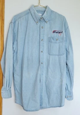 Rusty Wallace Chase Authentics Vintage Denim  Shirt - Image 1 of 3