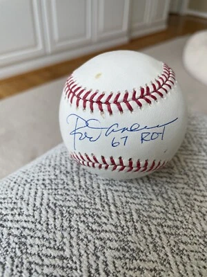 Rod Carew Autographed Baseball AL ROY Hall of Fame 15488 - Image 1 of 3