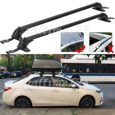 For Chevrolet Cruze 2010-2019 43.3" Car Top Roof Rack Cross Bar Cargo Luggage Foto 1 de 4