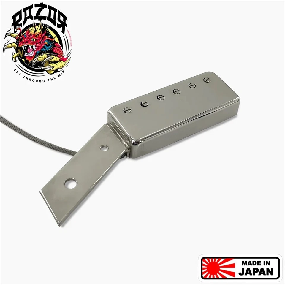 NUEVO - Pastilla de montaje de golpeador flotante Razor Jazz Bucker Humbucking - NÍQUEL Foto 1 de 1