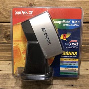 SanDisk ImageMate 8 in 1 USB 2.0 Card Reader/Writer SDDR-88-07 New & Sealed - Picture 1 of 6