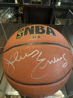 DR. J Julius Erving Signed Autographed Spalding NBA Basketball JSA COA - Image 1 of 4