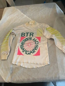 Vintage Old Mid School BMX 1990s Race Shirt Jersey Born to Ride Racing Team - Picture 1 of 10