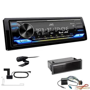 JVC KD-X472DBT Media Autoradio Bluetooth DAB+ für Volkswagen VW Polo 9N Quadlock - Bild 1 von 6