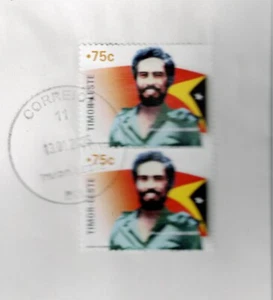 Timor Oriental. 2012. Timor Oriental. Sobre largo con 2 x 75c. DILI - Imagen 1 de 2