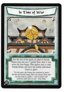 L5R: *IN TIME OF WAR* - Diamond Edition - Legend of the Five Rings CCG - Picture 1 of 1