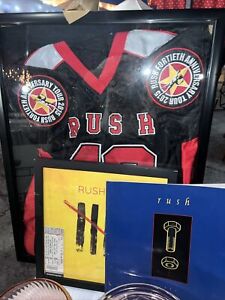 Rush 40th Anniversary Tour jersey. Authentic Rush Tour Gear And Concert Book