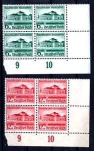 DR-3.Reich 673/74ER BANDA ESQUINERA UNIFICADA ** MNH NUEVO SIN CHARNELA (CA7390 - Imagen 1 de 1