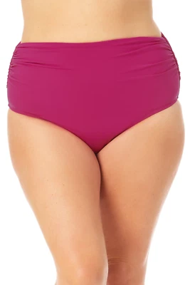 Pantalones de natación de bikini ANNE COLE cintura alta bayas talla grande 20W $64 - nuevos con etiquetas Foto 1 de 4