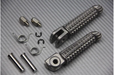 Pareja Reposapiés Delanteros Tipo Original Plata YAMAHA YZF R7 1999-2001 7,5 cm Foto 1 de 3