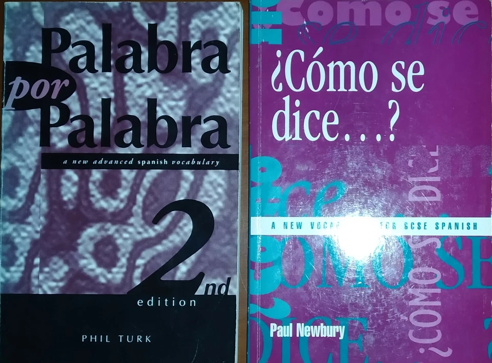 LOTE 2 LIBROS VOCABULARIO INGLÉS-ESPAÑOL ¿COMO SE DICE...? Y PALABRA POR PALABRA - Imagen 1 de 2