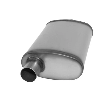 AP Exhaust Performance Muffler 2.25" In Out Stainless Steel For Jeep Wrangler - Image 1 of 4