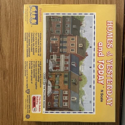 N Scale Homes of Yesterday & Today #200-10 The Pullman House Kit Sealed - Image 1 of 2