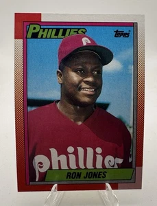 1990 Topps Ron Jones Philadelphia Phillies #129 - Imagen 1 de 2