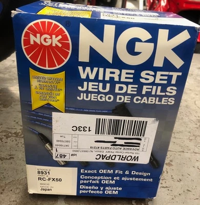 Cables de bujía NGK SOLO DOS cilindros 3 y 4 para Subaru 4 cilindros 8931 Foto 1 de 3