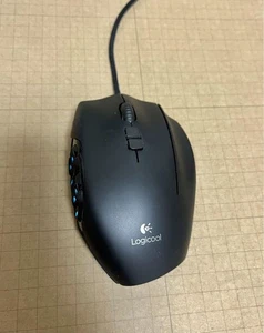 Logicool G600 MMO Gaming Mouse Wired 20 Programmable Buttons USB Black with BOX - Picture 1 of 8