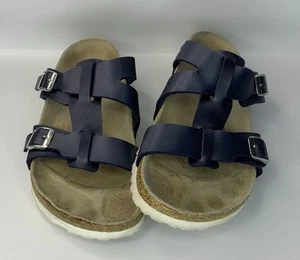 Metallic Blau Birkenstock Birkis Damen Größe: L 10 M8 - Bild 1 von 14